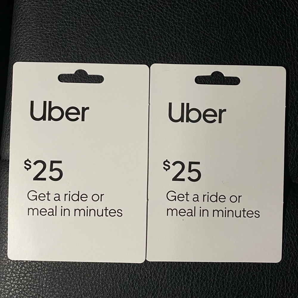 Uber/ Uber Eats Gift Card